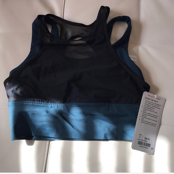 NWT SUBMARINE LULULEMON DOUBLE TAP BRA - size 8 - Picture 2 of 8